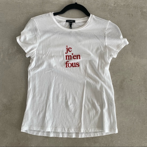 DYNAMITE “JE M’EN FOUS” T-SHIRT - Picture 1 of 4